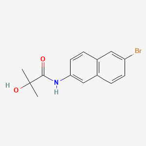 N-(6-Bromonaphthalen-2-YL)-2-hydroxy-2-methylpropanamide