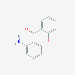 molecular formula C13H10FNO B057201 2-Amino-2'-fluorobenzophenone CAS No. 1581-13-1