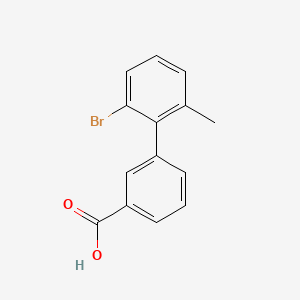 2'-Bromo-6'-methylbiphenyl-3-carboxylic acid