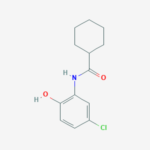 molecular formula C13H16ClNO2 B5720352 N-(5-chloro-2-hydroxyphenyl)cyclohexanecarboxamide 