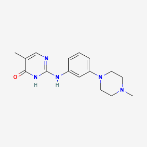 5-Methyl-2-((3-(4-methylpiperazin-1-yl)phenyl)amino)pyrimidin-4(3H)-one