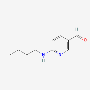 molecular formula C10H14N2O B572041 6-(Butylamino)nicotinaldehyde CAS No. 1292369-52-8