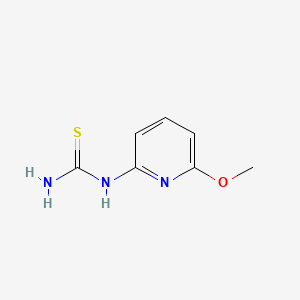 molecular formula C7H9N3OS B572043 1-(6-Methoxypyridin-2-yl)thiourea CAS No. 1235325-70-8