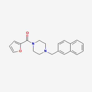 molecular formula C20H20N2O2 B5720479 Furan-2-yl-[4-(naphthalen-2-ylmethyl)piperazin-1-yl]methanone 