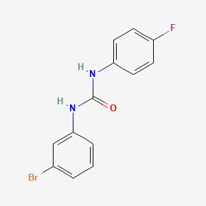 molecular formula C13H10BrFN2O B5720498 1-(3-Bromophenyl)-3-(4-fluorophenyl)urea 
