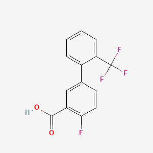 2-Fluoro-5-(2-trifluoromethylphenyl)benzoic acid