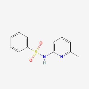 molecular formula C12H12N2O2S B5720748 N-(6-methylpyridin-2-yl)benzenesulfonamide 