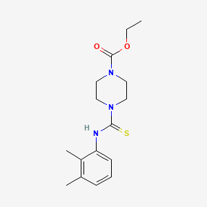 molecular formula C16H23N3O2S B5720784 Ethyl 4-[(2,3-dimethylphenyl)carbamothioyl]piperazine-1-carboxylate 