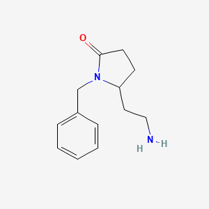 5-(2-Aminoethyl)-1-benzylpyrrolidin-2-one