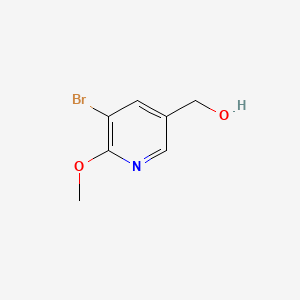 molecular formula C7H8BrNO2 B572116 (5-Bromo-6-methoxypyridin-3-yl)methanol CAS No. 1219936-55-6