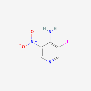 molecular formula C5H4IN3O2 B572124 3-Iodo-5-nitropyridin-4-amine CAS No. 1352905-69-1