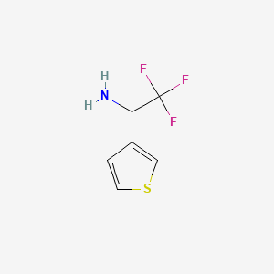 2,2,2-Trifluoro-1-(thiophen-3-yl)ethanamine
