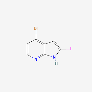 4-Bromo-2-iodo-1H-pyrrolo[2,3-B]pyridine