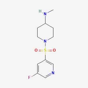 1-(5-Fluoropyridin-3-ylsulfonyl)-n-methylpiperidin-4-amine