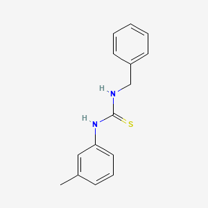 molecular formula C15H16N2S B5721639 1-Benzyl-3-(3-methylphenyl)thiourea 