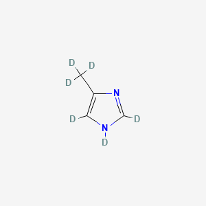 molecular formula C4H6N2 B572167 4-Methylimidazole-d6 CAS No. 1219804-79-1
