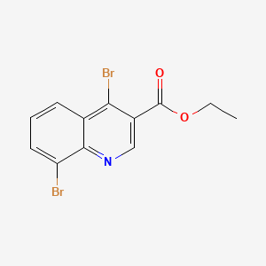Ethyl 4,8-dibromoquinoline-3-carboxylate