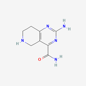 2-Amino-5,6,7,8-tetrahydropyrido[4,3-d]pyrimidine-4-carboxamide
