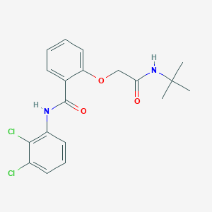 molecular formula C19H20Cl2N2O3 B5721940 2-[2-(tert-butylamino)-2-oxoethoxy]-N-(2,3-dichlorophenyl)benzamide 