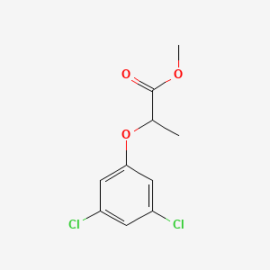 molecular formula C10H10Cl2O3 B572198 Methyl 2-(3,5-dichlorophenoxy)propanoate CAS No. 1247927-25-8