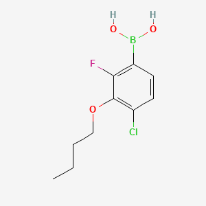 3-Butoxy-4-chloro-2-fluorophenylboronic acid