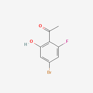 1-(4-Bromo-2-fluoro-6-hydroxyphenyl)ethanone