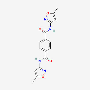 molecular formula C16H14N4O4 B5722093 N1N4-BIS(5-METHYL-12-OXAZOL-3-YL)BENZENE-14-DICARBOXAMIDE 