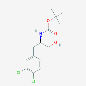 molecular formula C14H19Cl2NO3 B057221 N-Boc-D-3,4-Dichlorophenylalaninol CAS No. 235439-56-2