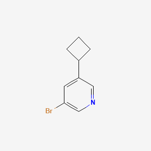 3-Bromo-5-cyclobutylpyridine