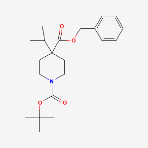 Benzyl N-boc-4-isopropyl-4-piperidinecarboxylate