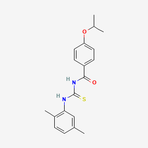 molecular formula C19H22N2O2S B5722199 N-[(2,5-dimethylphenyl)carbamothioyl]-4-(propan-2-yloxy)benzamide 
