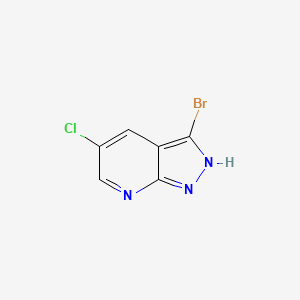 3-Bromo-5-chloro-1H-pyrazolo[3,4-b]pyridine