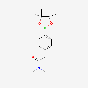 N,N-Diethyl-2-(4-(4,4,5,5-tetramethyl-1,3,2-dioxaborolan-2-yl)phenyl)acetamide