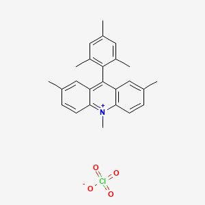 molecular formula C25H26ClNO4 B572237 9-Mesityl-2,7,10-trimethylacridinium Perchlorate CAS No. 1216909-33-9