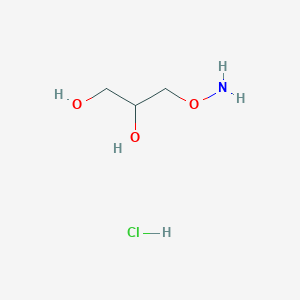 molecular formula C3H10ClNO3 B057225 O-Amino-glycerol CAS No. 67435-00-1
