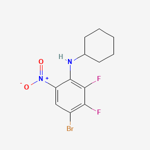 4-Bromo-N-cyclohexyl-2,3-difluoro-6-nitroaniline