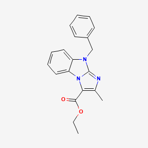 molecular formula C20H19N3O2 B5722584 ETHYL 9-BENZYL-2-METHYL-9H-IMIDAZO[1,2-A][1,3]BENZIMIDAZOLE-3-CARBOXYLATE 