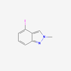 molecular formula C8H7IN2 B572269 4-Iodo-2-methyl-2H-indazole CAS No. 1211806-29-9