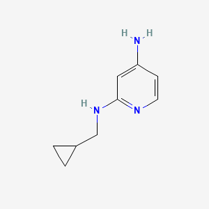 N2-(cyclopropylmethyl)pyridine-2,4-diamine