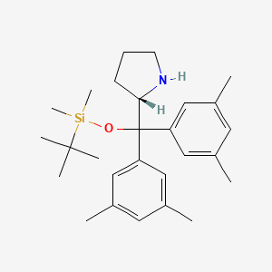 [bis(3,5-dimethylphenyl)-[(2S)-pyrrolidin-2-yl]methoxy]-tert-butyl-dimethylsilane