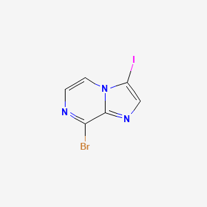 8-Bromo-3-iodoimidazo[1,2-a]pyrazine