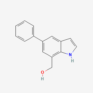 (5-Phenyl-1H-indol-7-YL)methanol