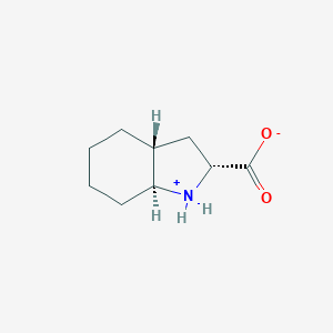 (2R,3Ar,7aS)-2,3,3a,4,5,6,7,7a-octahydro-1H-indol-1-ium-2-carboxylate