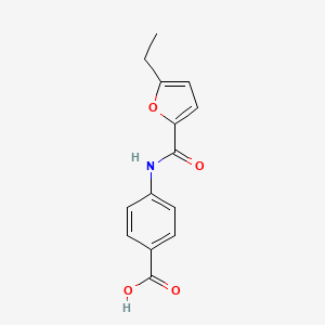 molecular formula C14H13NO4 B5723311 4-(5-ETHYLFURAN-2-AMIDO)BENZOIC ACID 