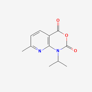 molecular formula C11H12N2O3 B572346 1-Isopropyl-7-methyl-1H-pyrido[2,3-d][1,3]oxazine-2,4-dione CAS No. 1253791-90-0