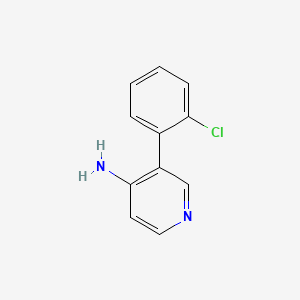 molecular formula C11H9ClN2 B572368 3-(2-氯苯基)吡啶-4-胺 CAS No. 1258624-38-2