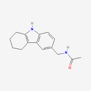 molecular formula C15H18N2O B5723689 N-(2,3,4,9-tetrahydro-1H-carbazol-6-ylmethyl)acetamide 