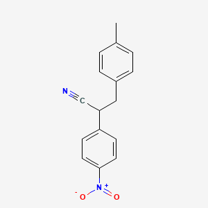 2-(4-Nitrophenyl)-3-(p-tolyl)propanenitrile