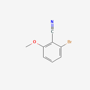 molecular formula C8H6BrNO B572375 2-Bromo-6-methoxybenzonitrile CAS No. 1245647-50-0