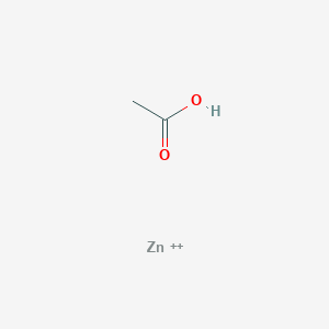 molecular formula C2H4O2Zn+2 B057238 醋酸锌 CAS No. 557-34-6